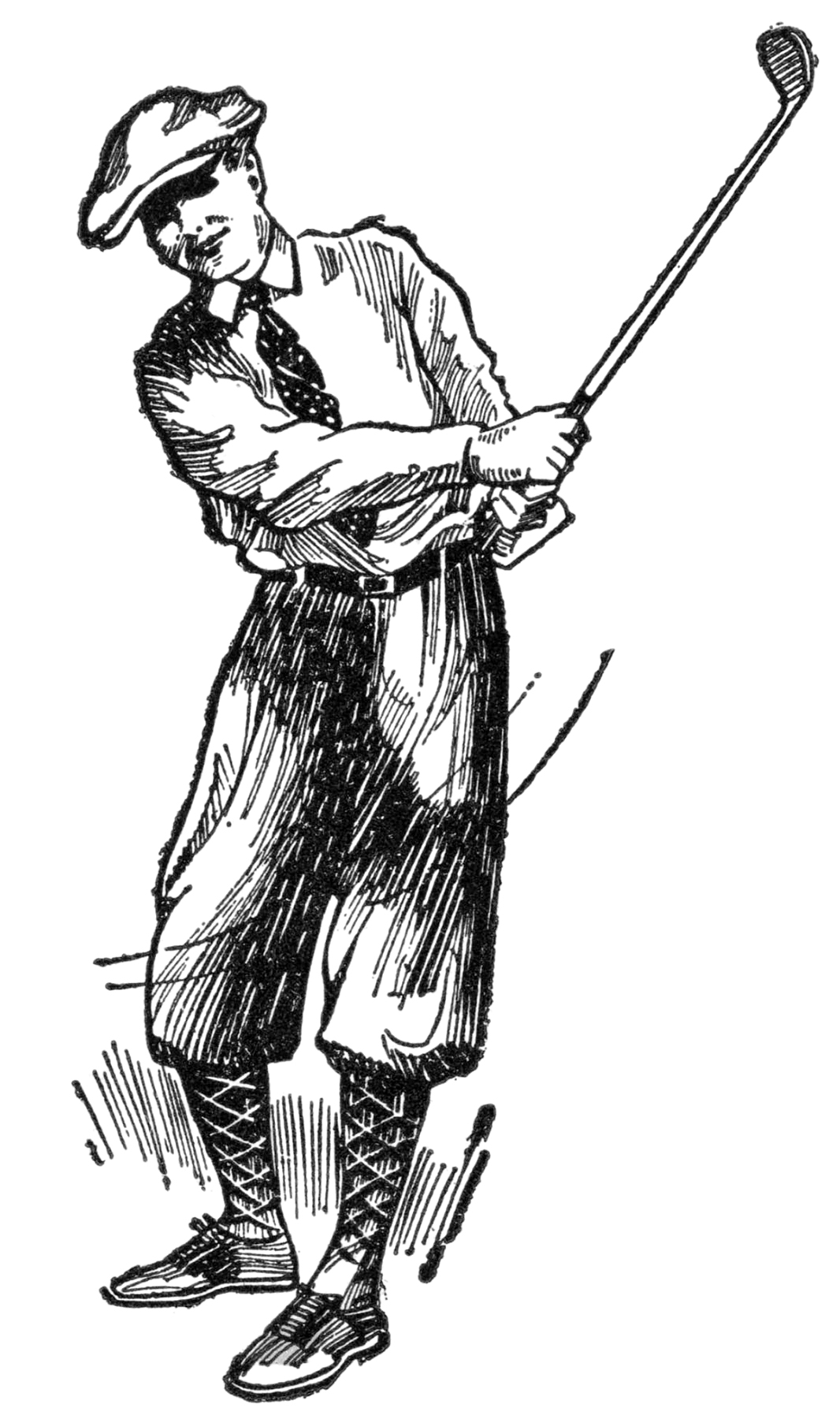 golfer clip art