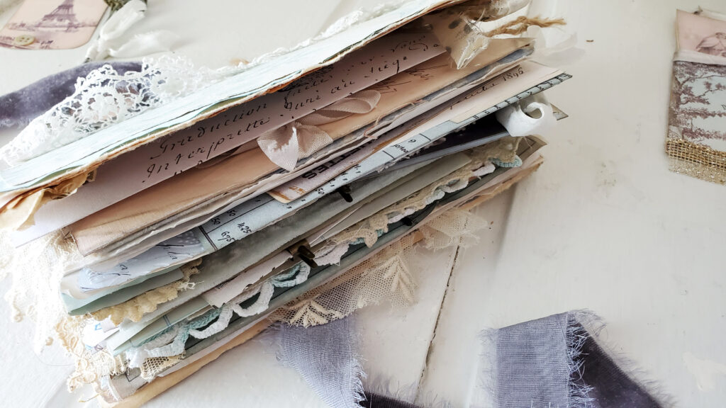 Junk Journal page edges