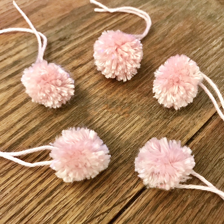 How to Make Mini Pom Poms with a Fork! - The Graphics Fairy