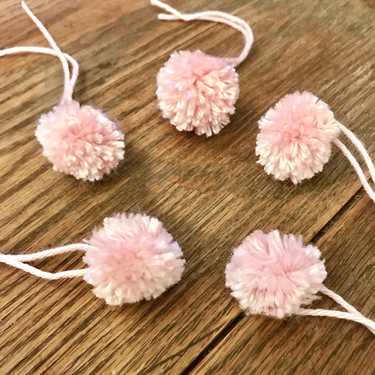 DIY Fork Pom Poms 