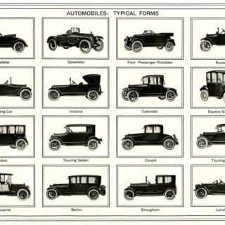 antique car identification chart image