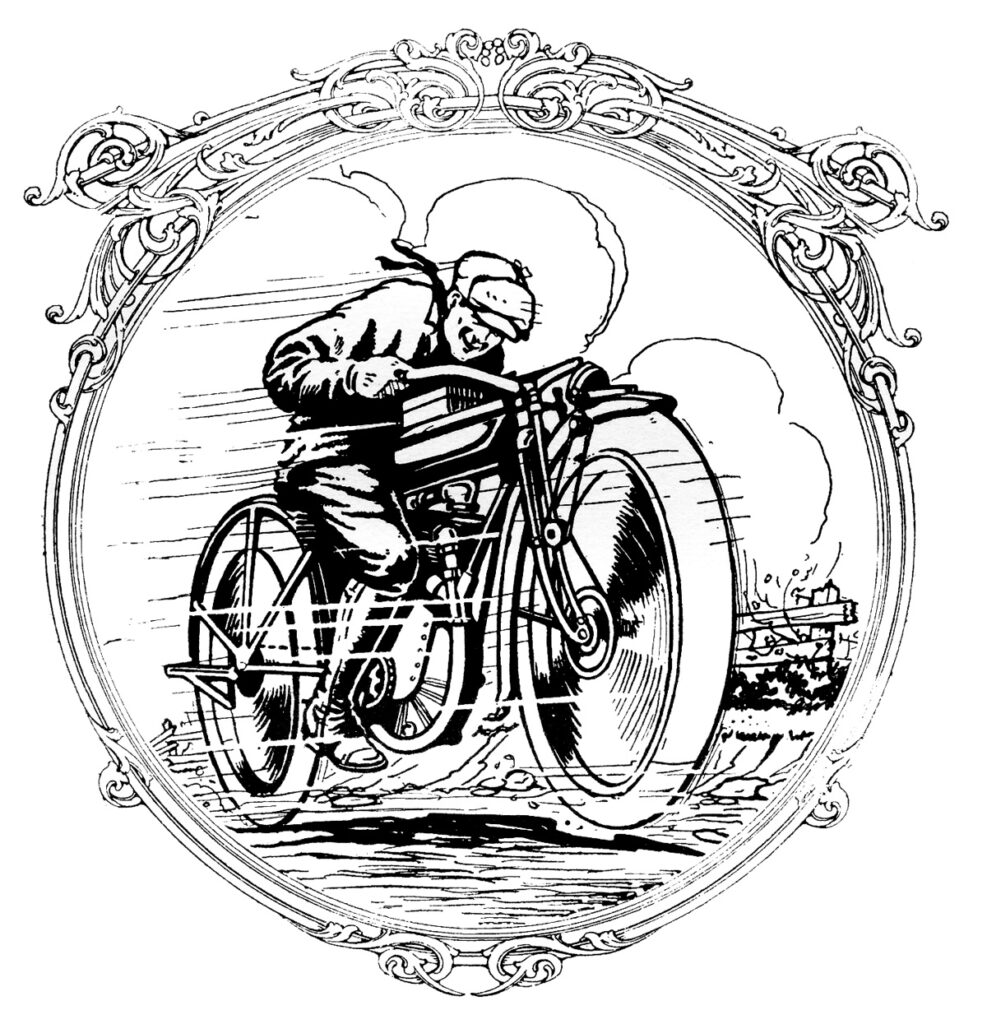 vintage motorcycle image