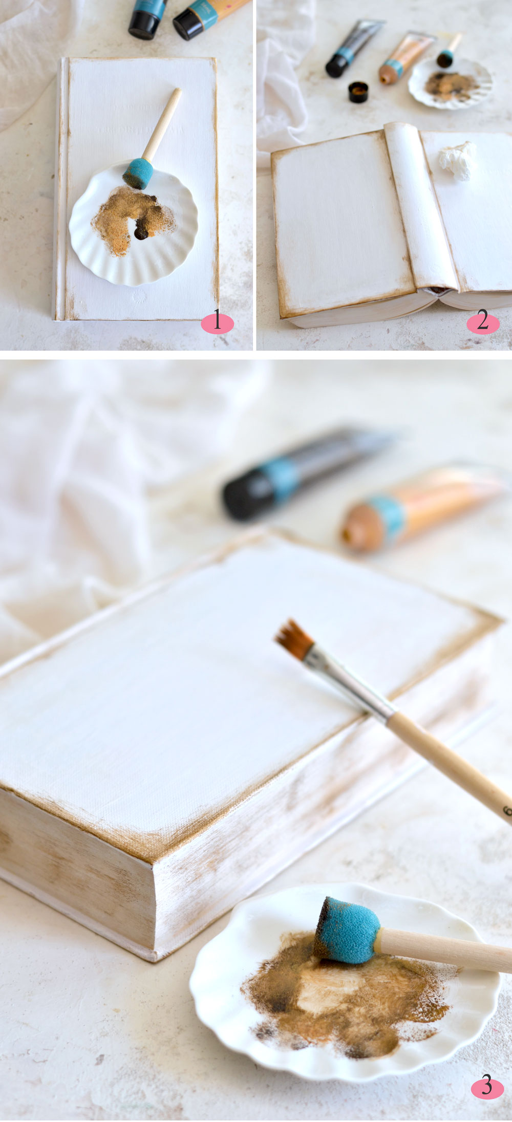 How to DIY a vintage flower press from old damaged books