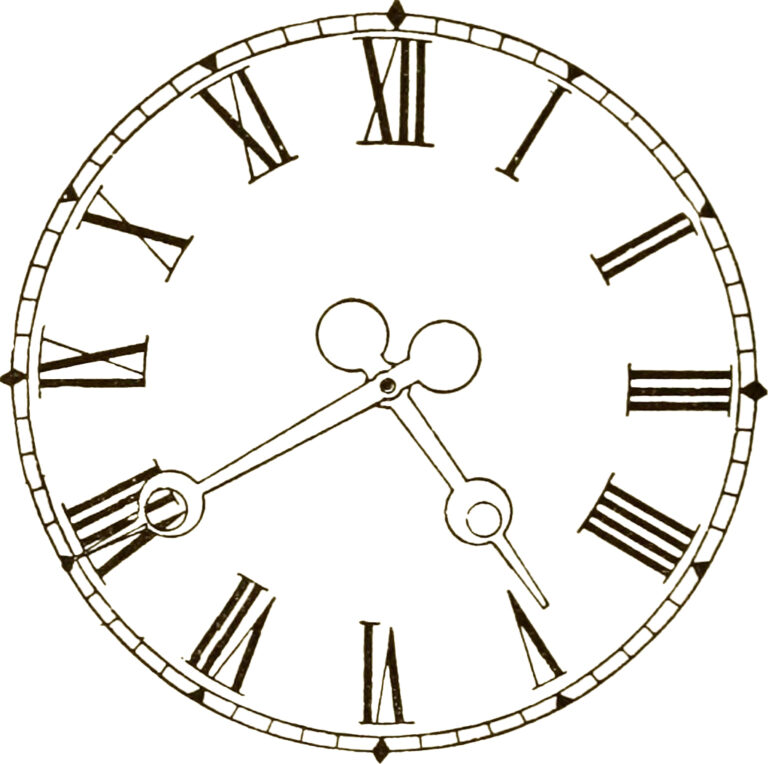 15 Clock Face Images - Print Your Own! - The Graphics Fairy