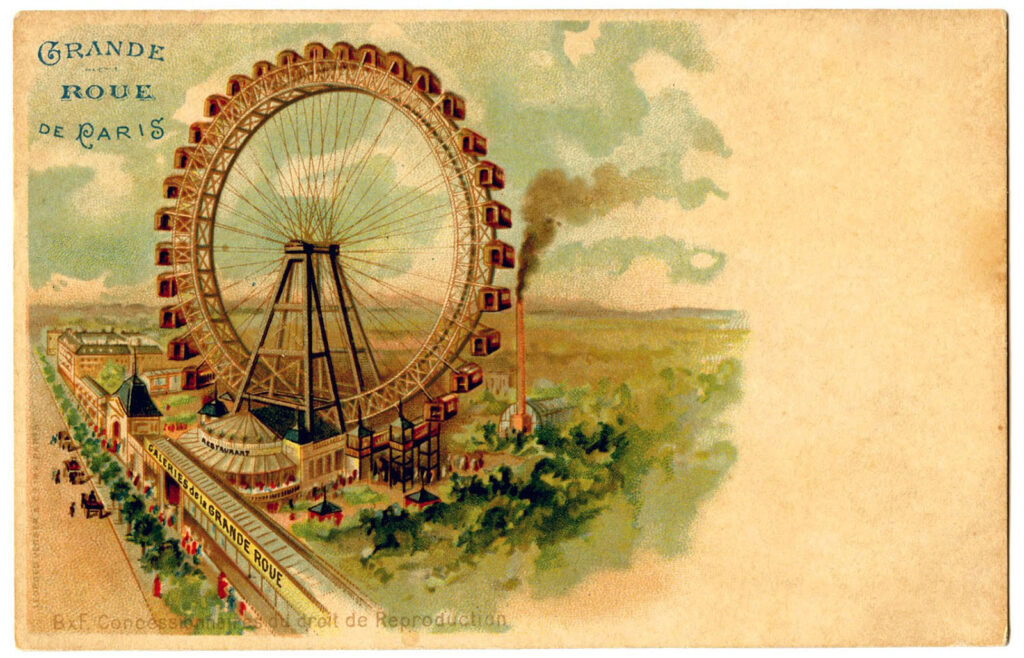 Paris Ferris Wheel Image