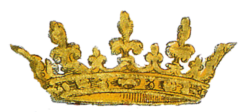 Antique gold crown image