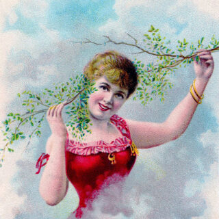 Lady with Branches in her Hair Image