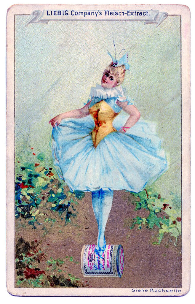 Liebig Ballerina Trade Card Image