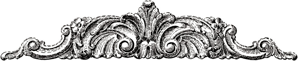 ornamental carved embellishment clipart