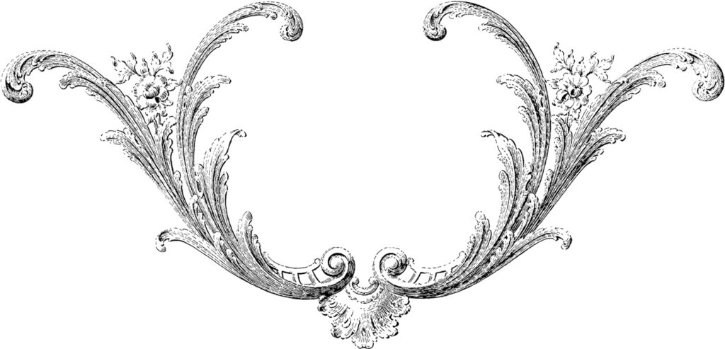 ornamental scroll frame image