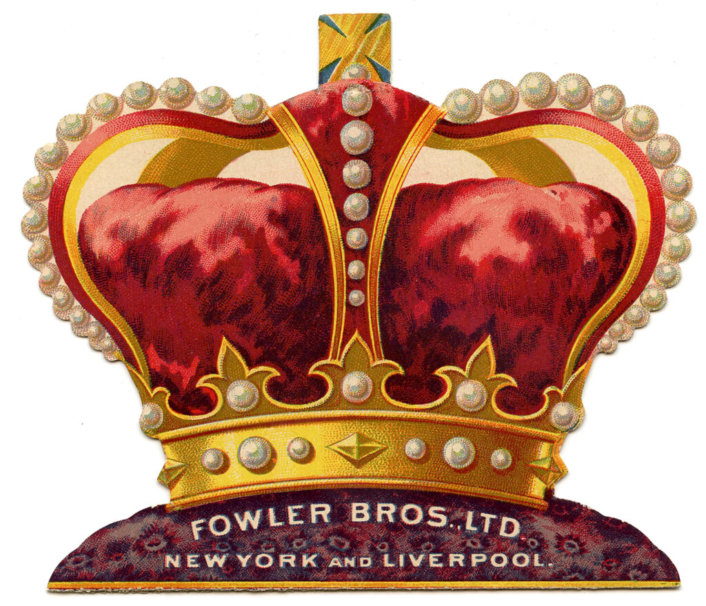 Red crown pearls advertising image
