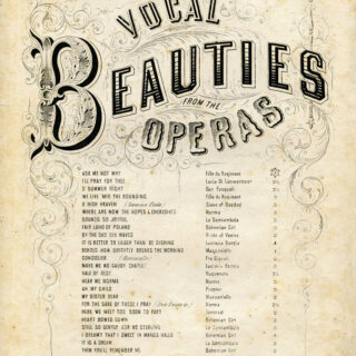 Vocal Beauties Opera sheet music image