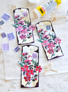 DIY Faux Enamel Nail Polish Blossom Tags! - The Graphics Fairy