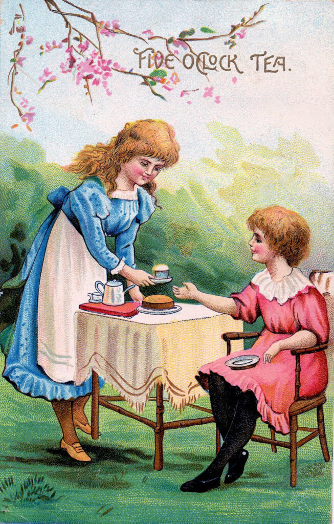 Alice Wonderland tea party image