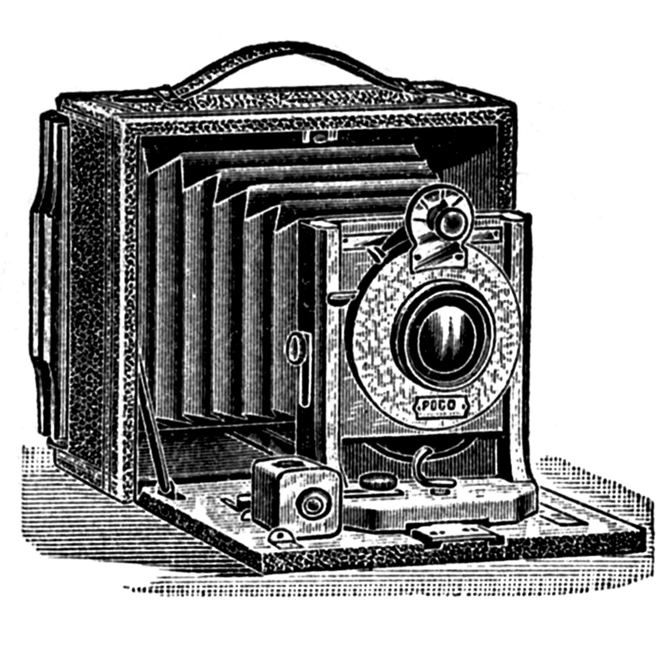 vintage film camera clip art