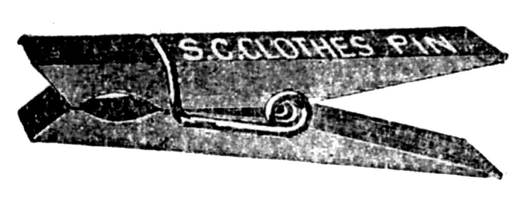 retro clothespin advertising image