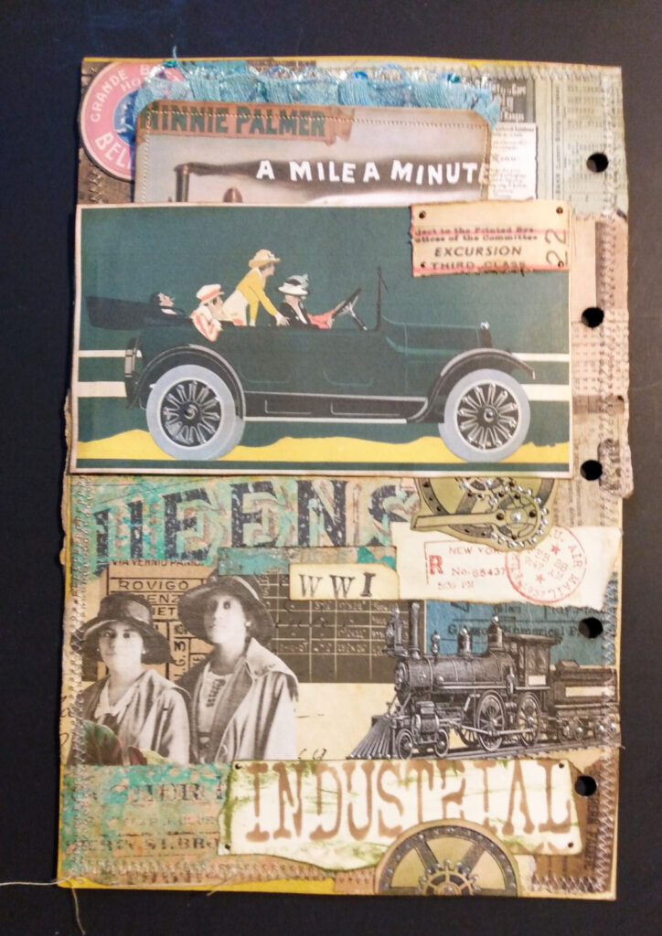 antique car journal page
