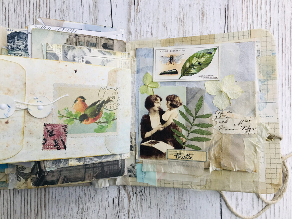 envelope journal pages