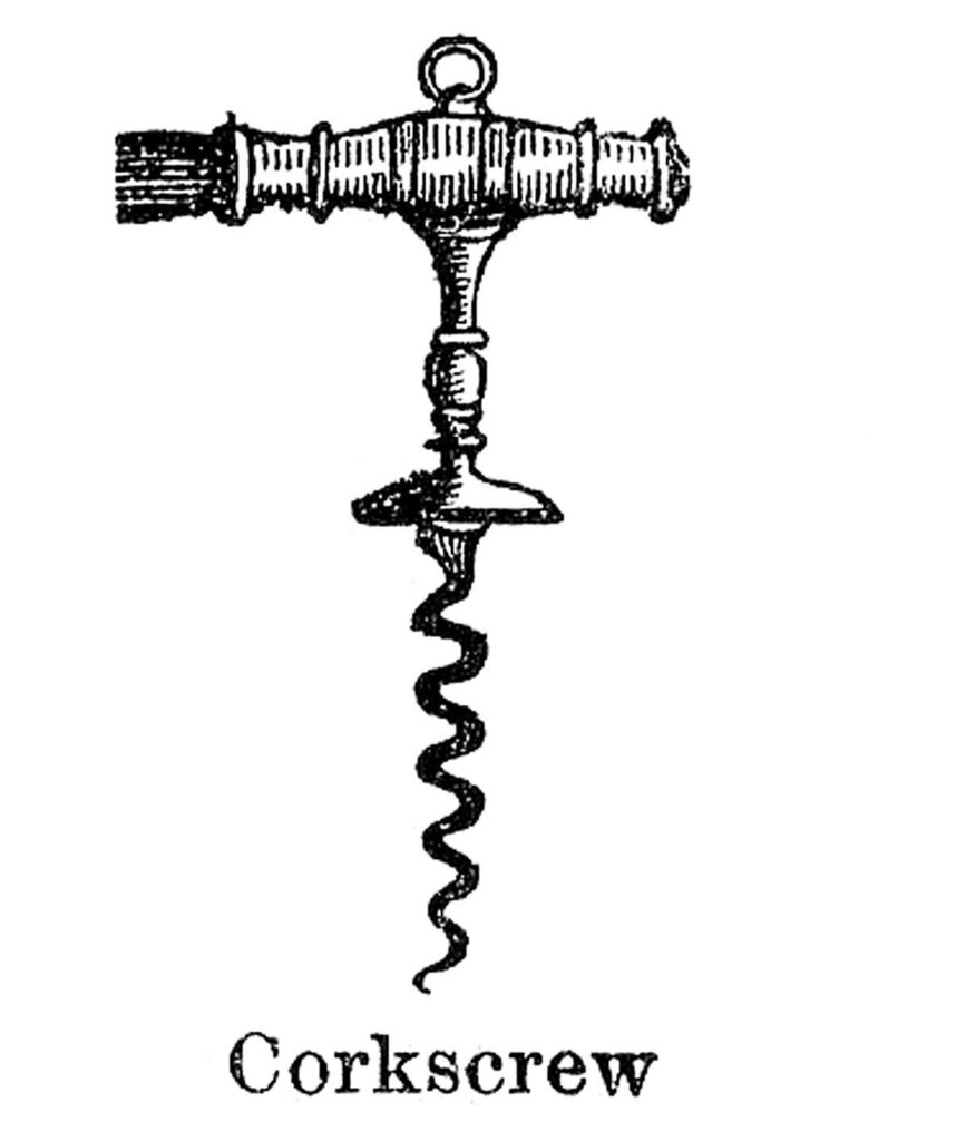 Corkscrew dictionary image