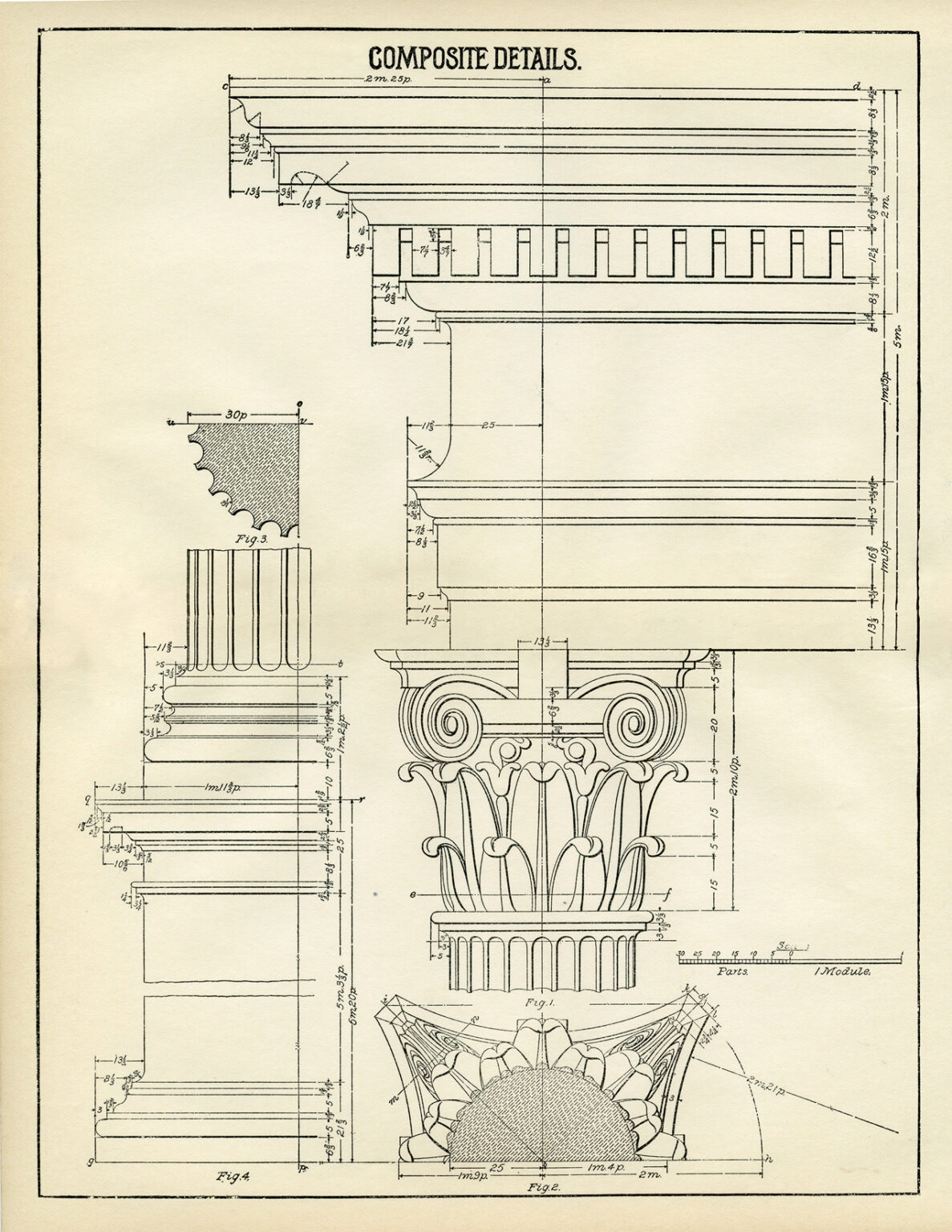 6 Antique Architectural Prints! - The Graphics Fairy