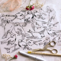 tracing paper birds