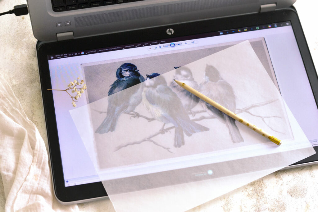 How to Trace with your Laptop, or Tablet, as a Lightbox! The Graphics