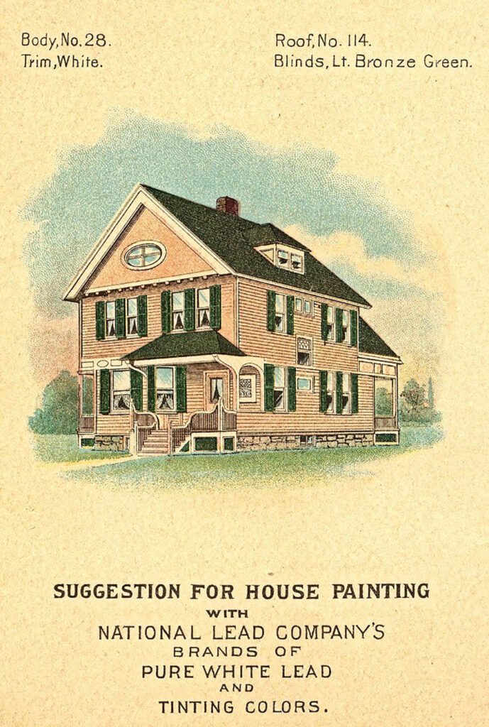 vintage house paint advertising image
