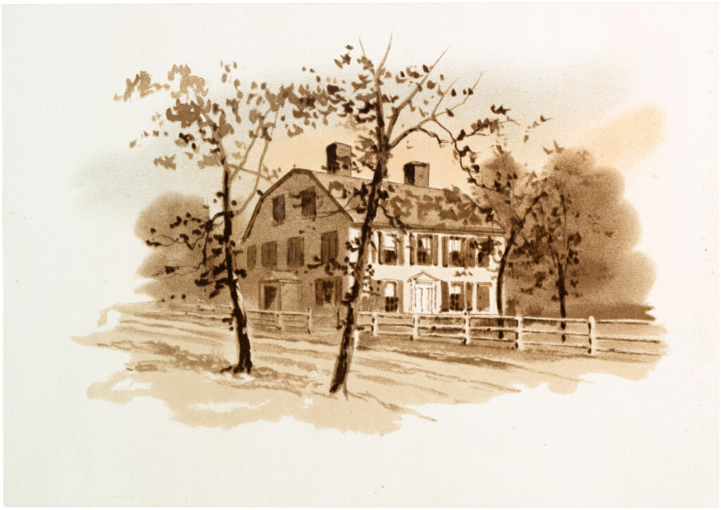 vintage sepia farmhouse image