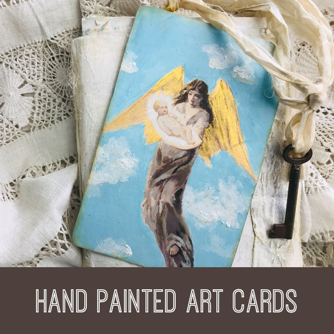 Hand Painted Art Cards tutorial