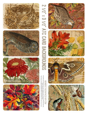 ATC cards with Fall theme