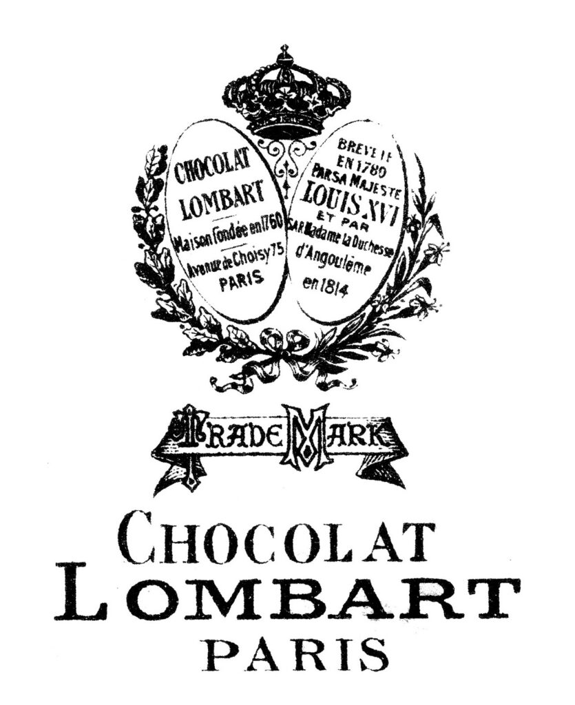 Chocolat Lombart vintage French illustration