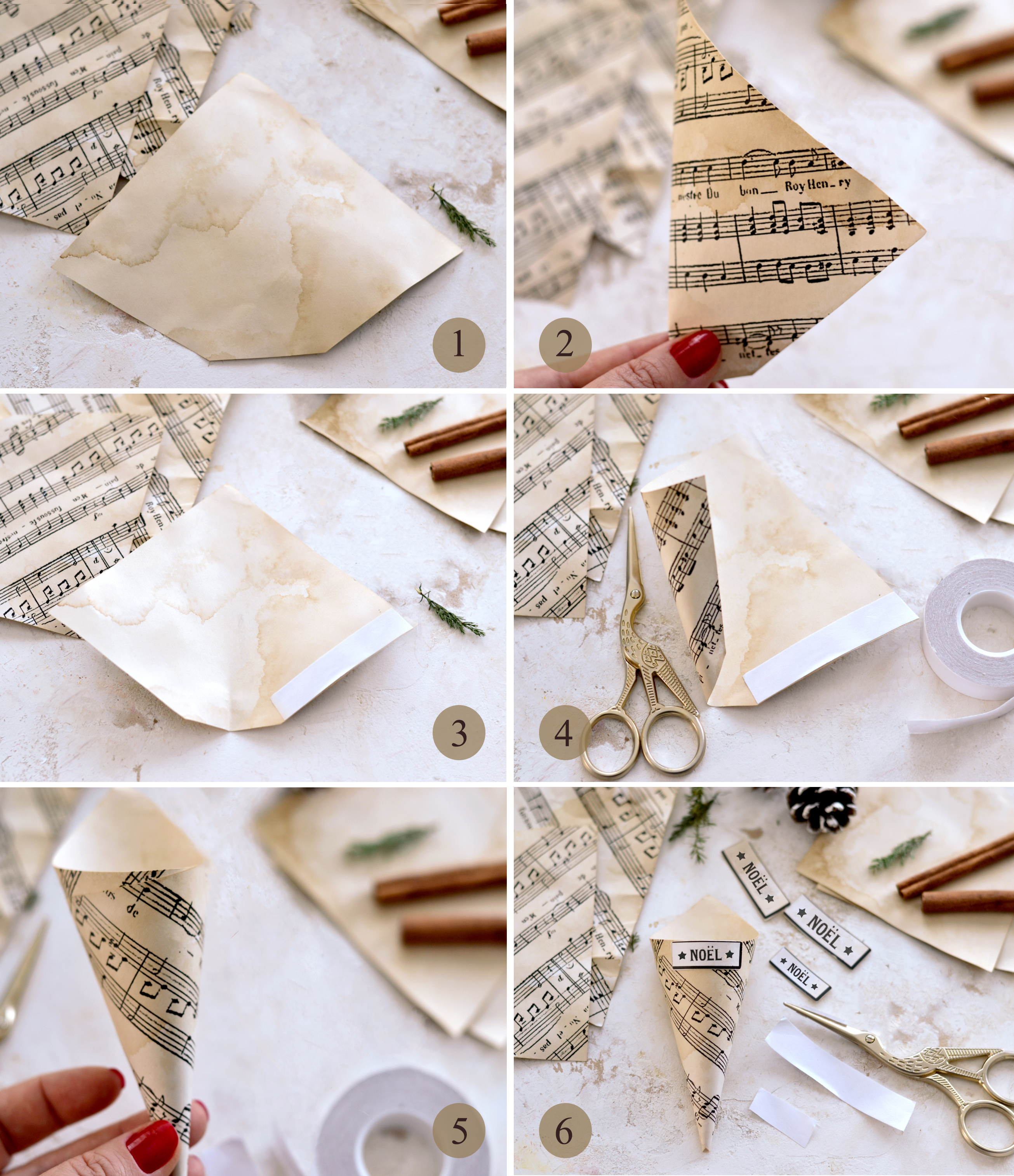 DIY: Gift Paper Cone 