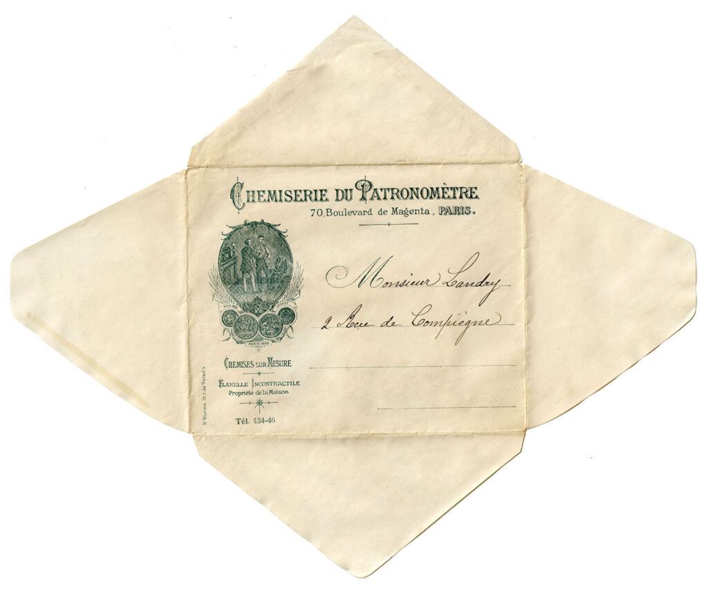 French Chemist Envelope full