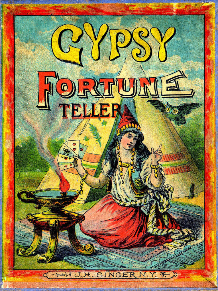 vintage fortune teller poster