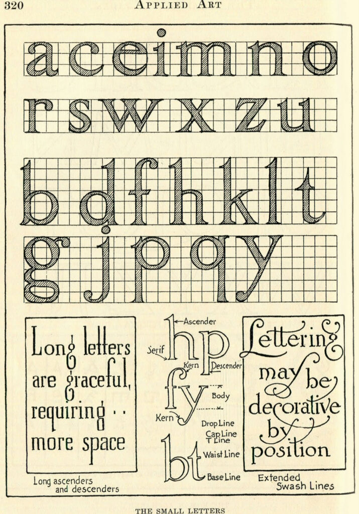 lettering lesson grid image