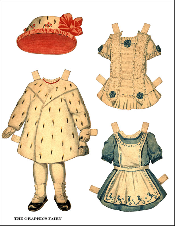 Printable Paper Doll clothing