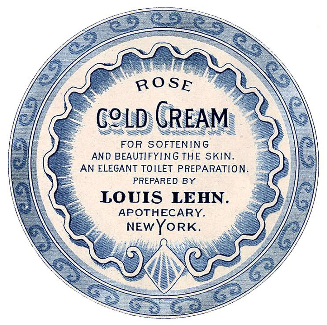 Round Cold Cream Label