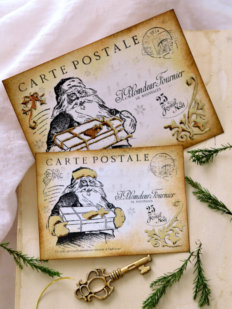 Santa postcards