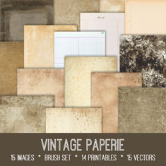 vintage paperie ephemera bundle