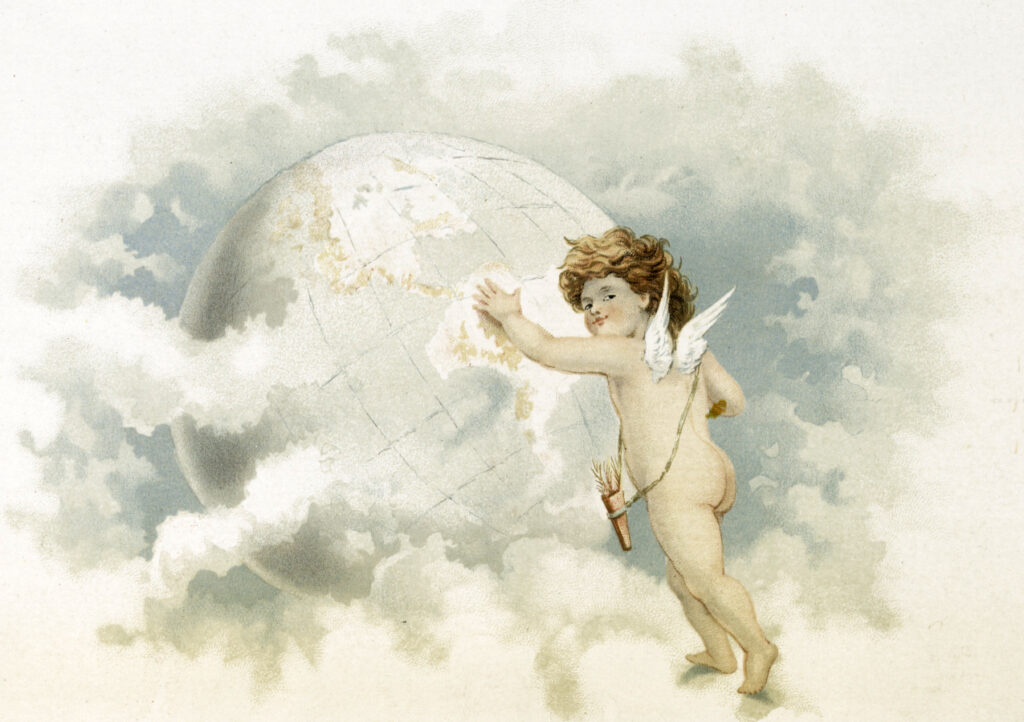 cherub world clouds sky image