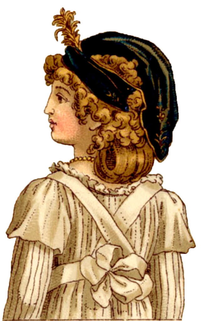 vintage lady costume hat profile image