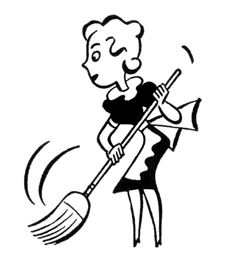 house cleaning clipart