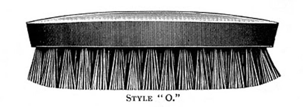 vintage scrub brush labelled Style O image