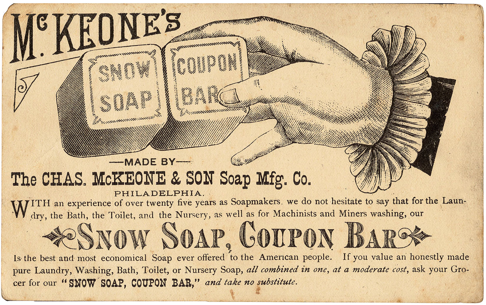 Snow Soap Ad