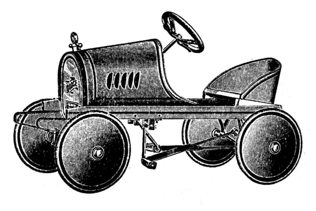 vintage pedal car image