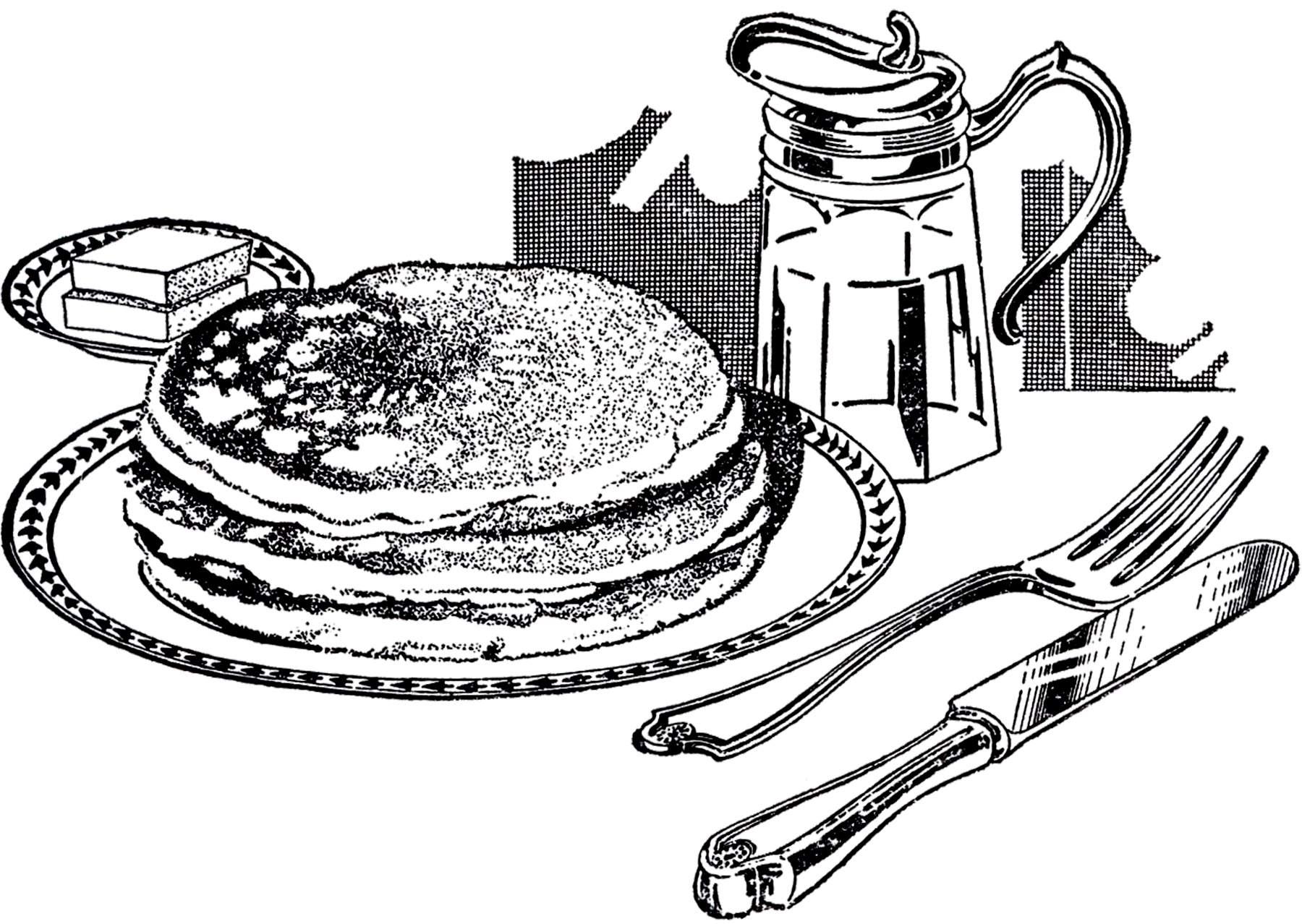 pancake supper clip art