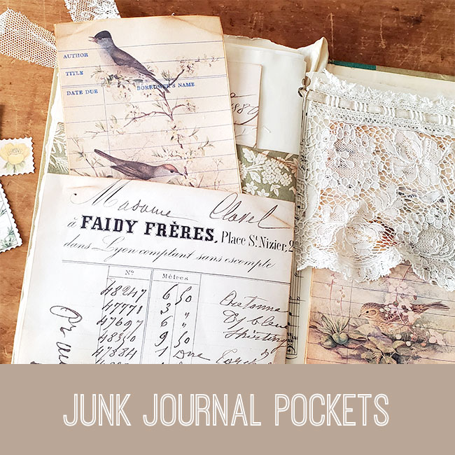 craft tutorial junk journal pockets image