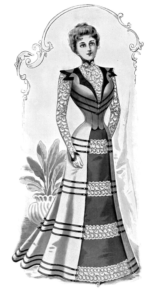 Victorian Woman Fashion Image