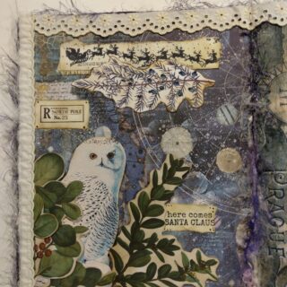 Junk Journal with Owl on cover