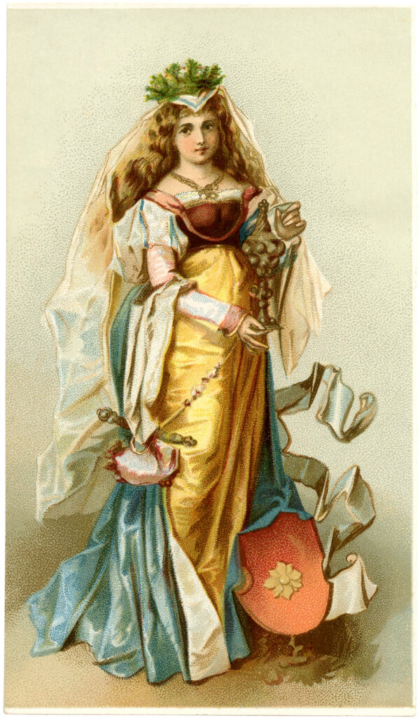 Medieval Lady Image